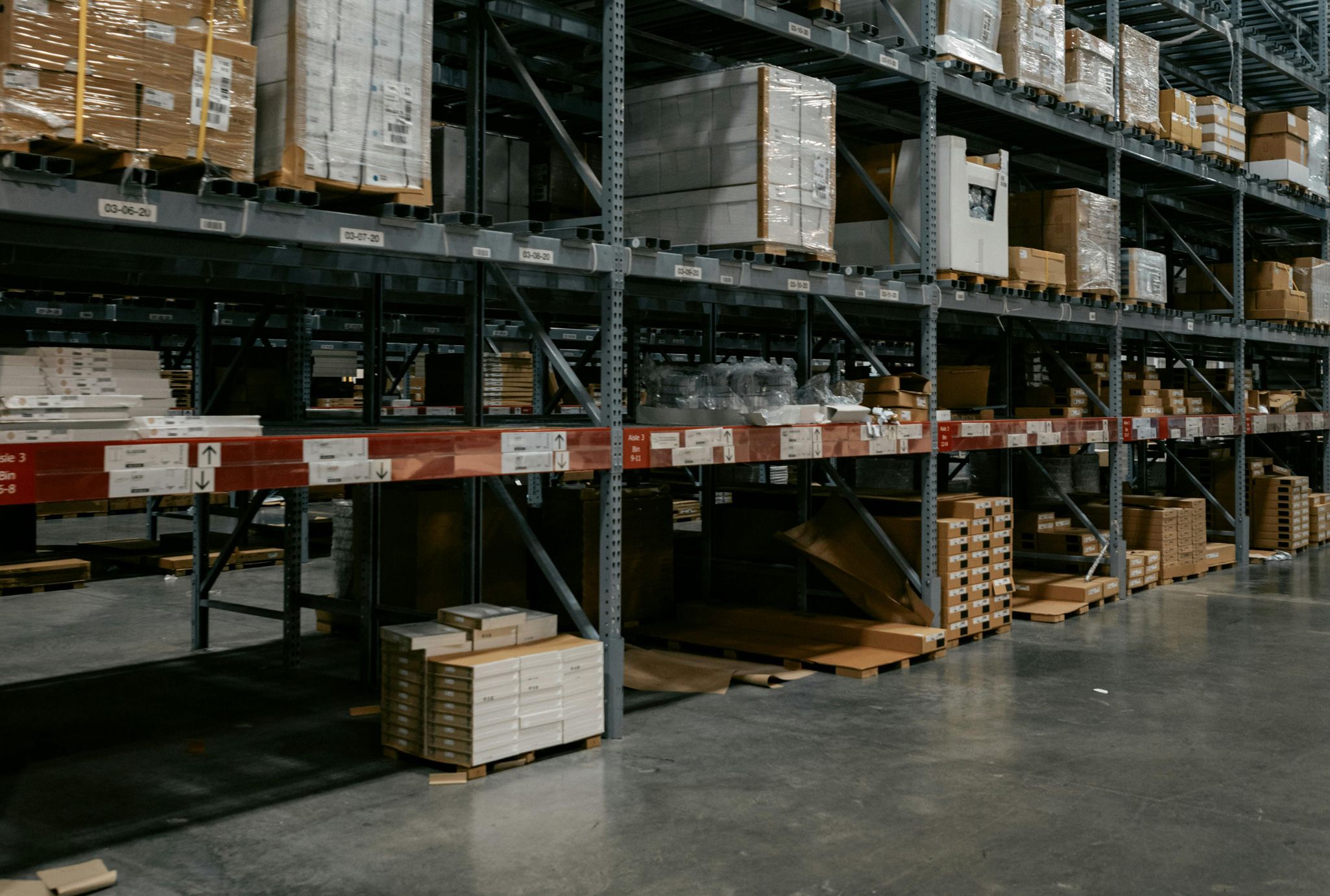 Ship with containers loaded on it